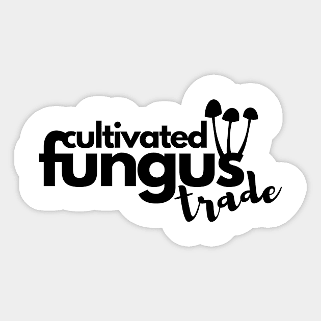 Cultivated Fungus Trade (dark) Sticker by Hadeda Creative